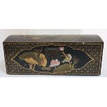 Antique Chinese Hand Painted Dome Top Box