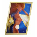 Painting of Female Nude, O/B