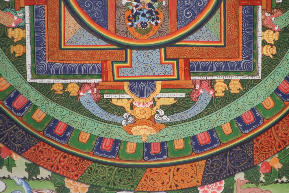 Hand Painted Thangka - Image 6 of 10