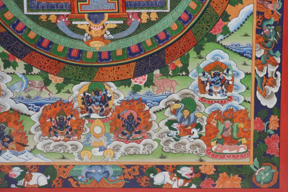Hand Painted Thangka - Image 7 of 10