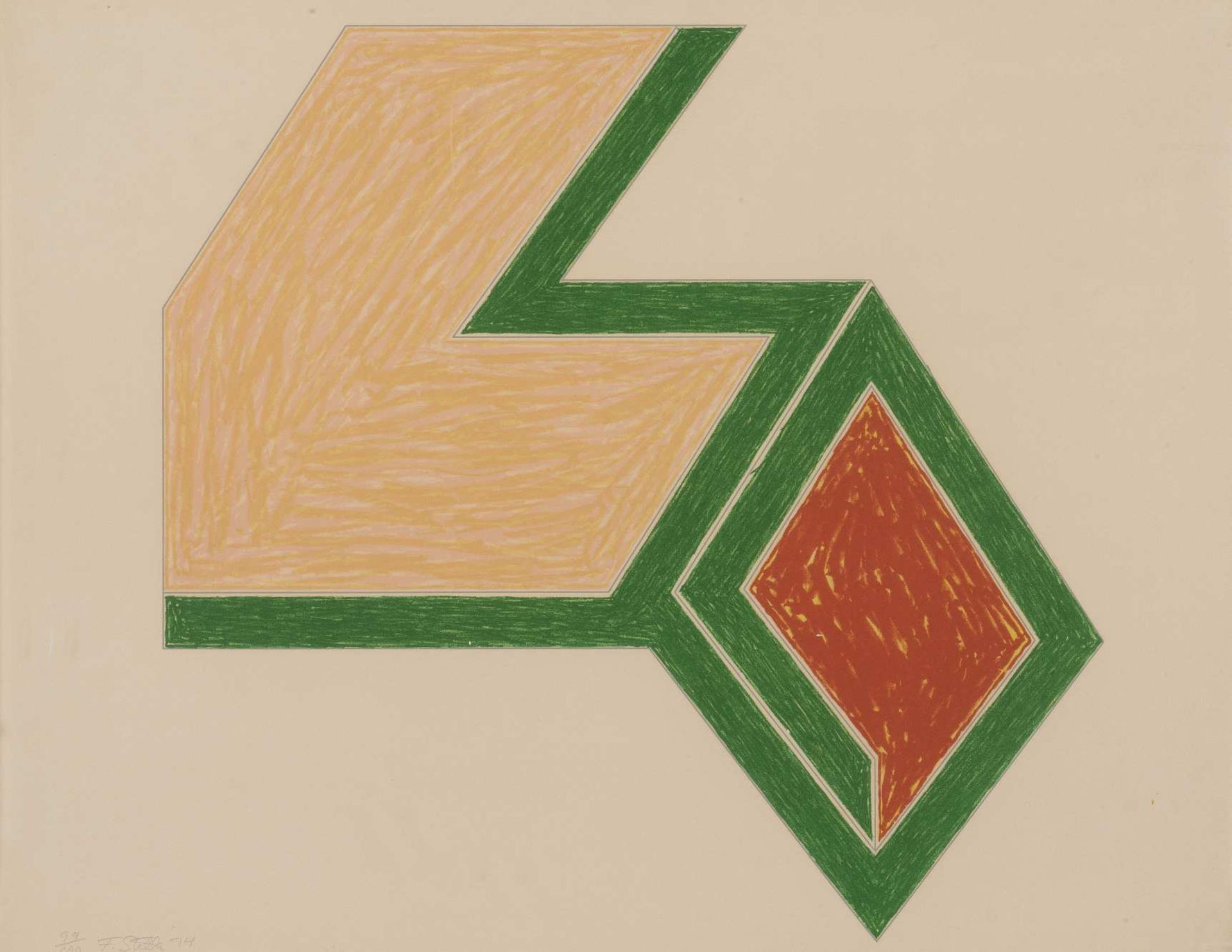 FRANK STELLA (né en 1936) <