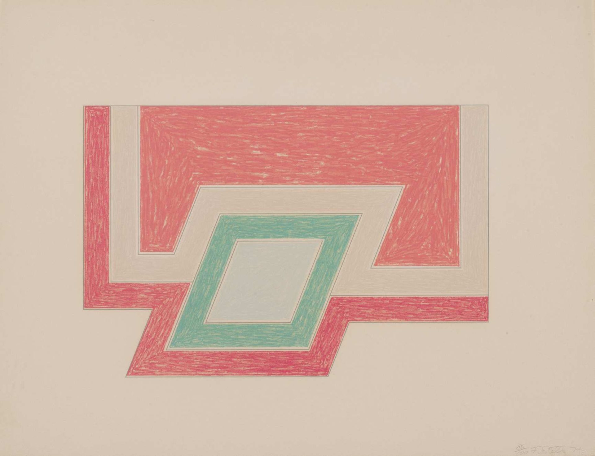 FRANK STELLA (né en 1936) <