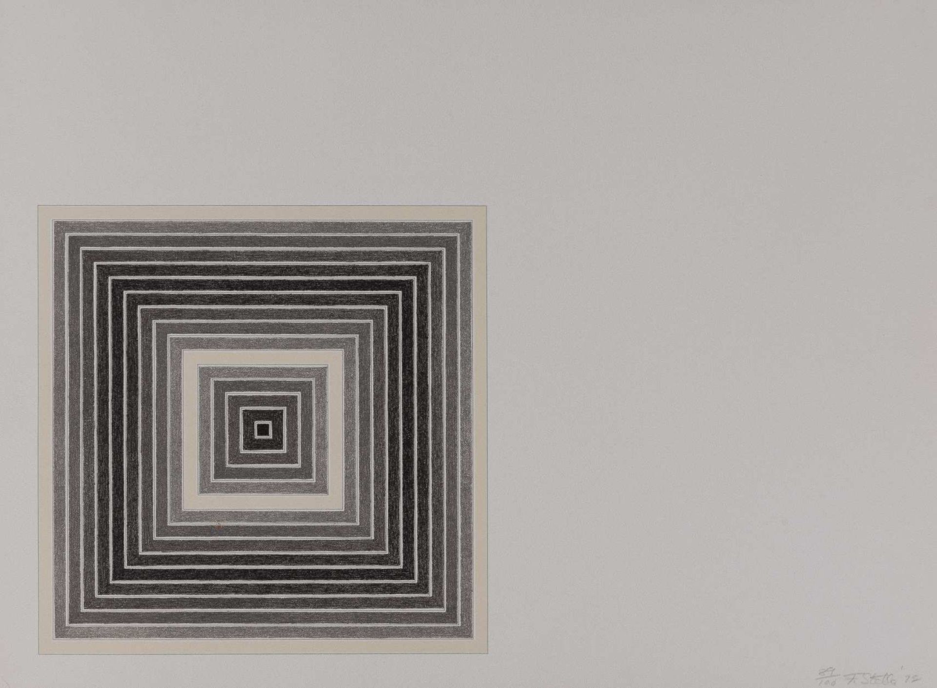 FRANK STELLA (né en 1936) <