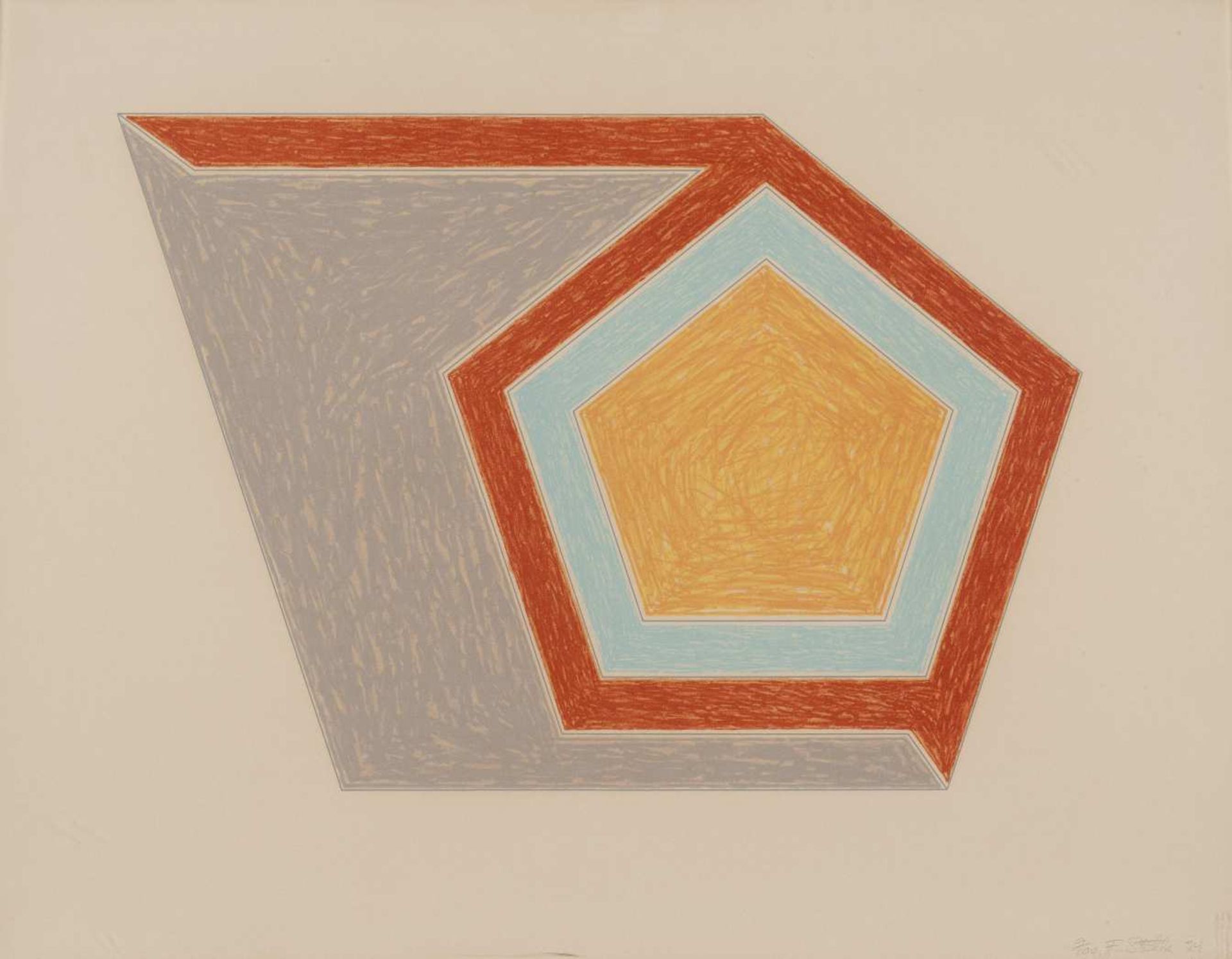 FRANK STELLA (né en 1936) <