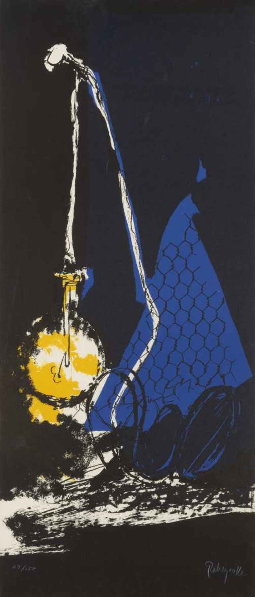 PAUL REBEYROLLE (1926-2005) Zurich, 1974. Lithographie en couleurs. Signée et numérotée 29/150.