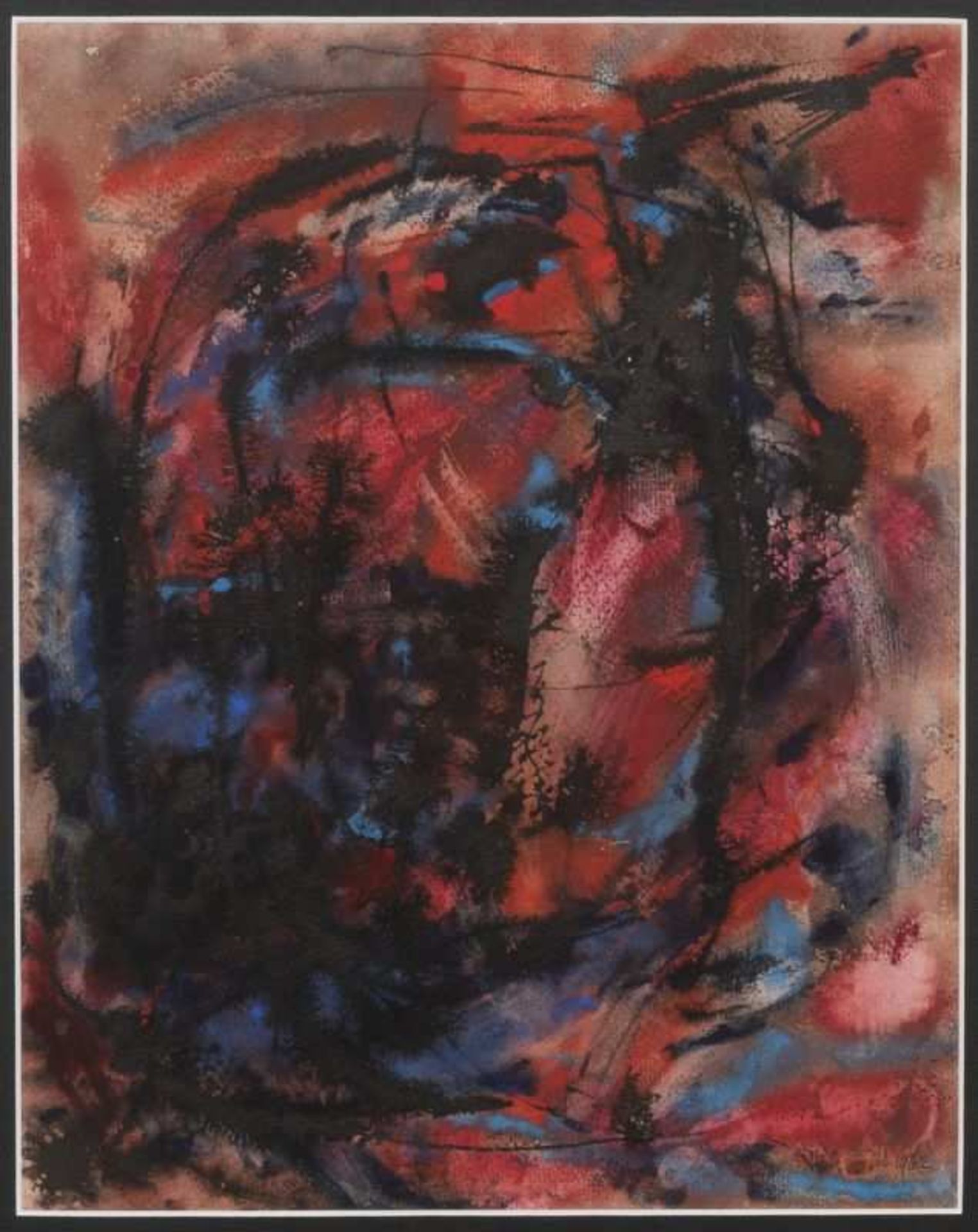 Jan Saverys (1924-2017) Sans titre, 1962 Aquarelle sur papier. Monogrammée et datée en bas à droite.