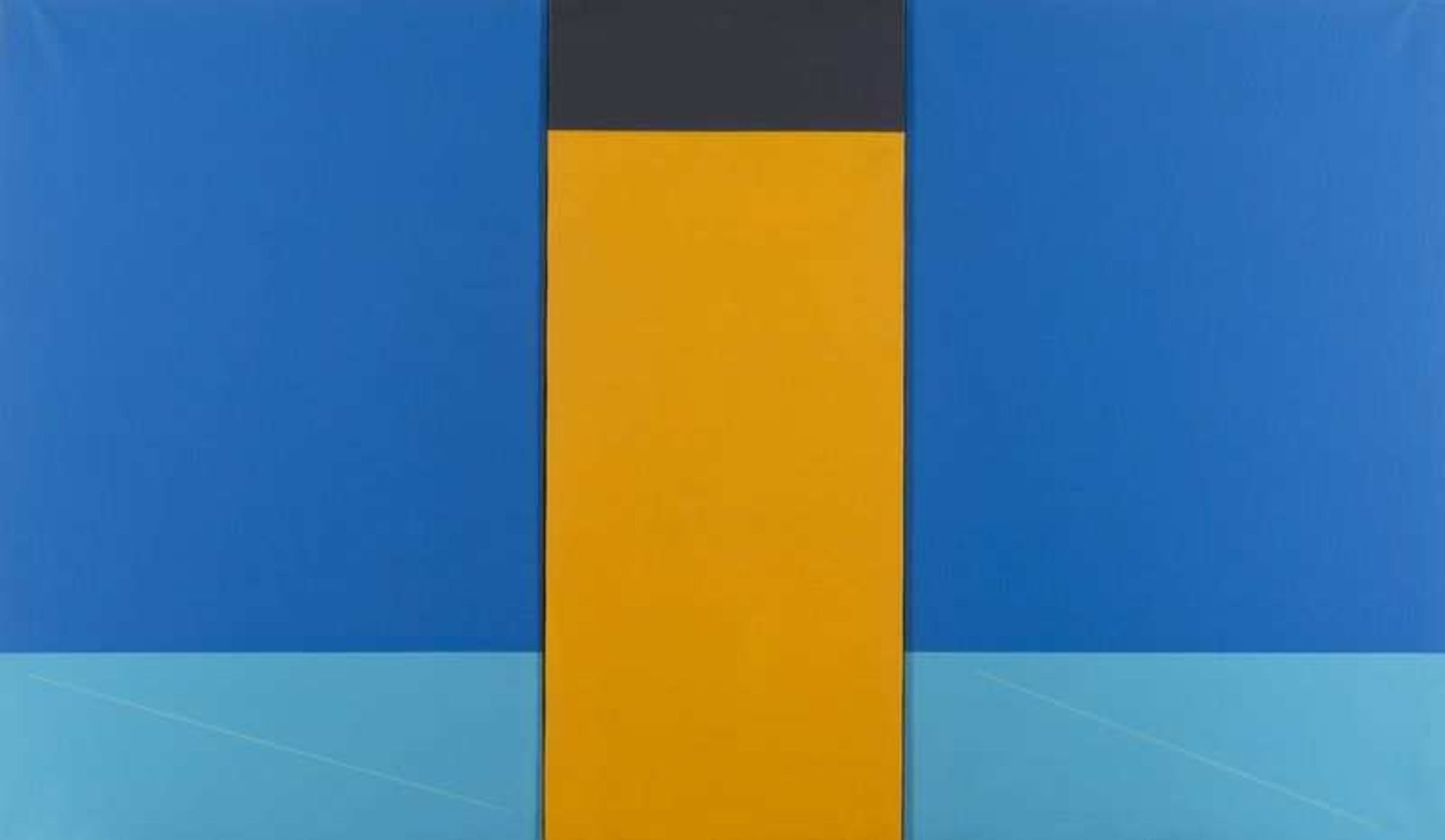 Jean Dubois (1923-1990) Composition abstraite, 1989-1990. Acrylique sur toile. Signée et datée au
