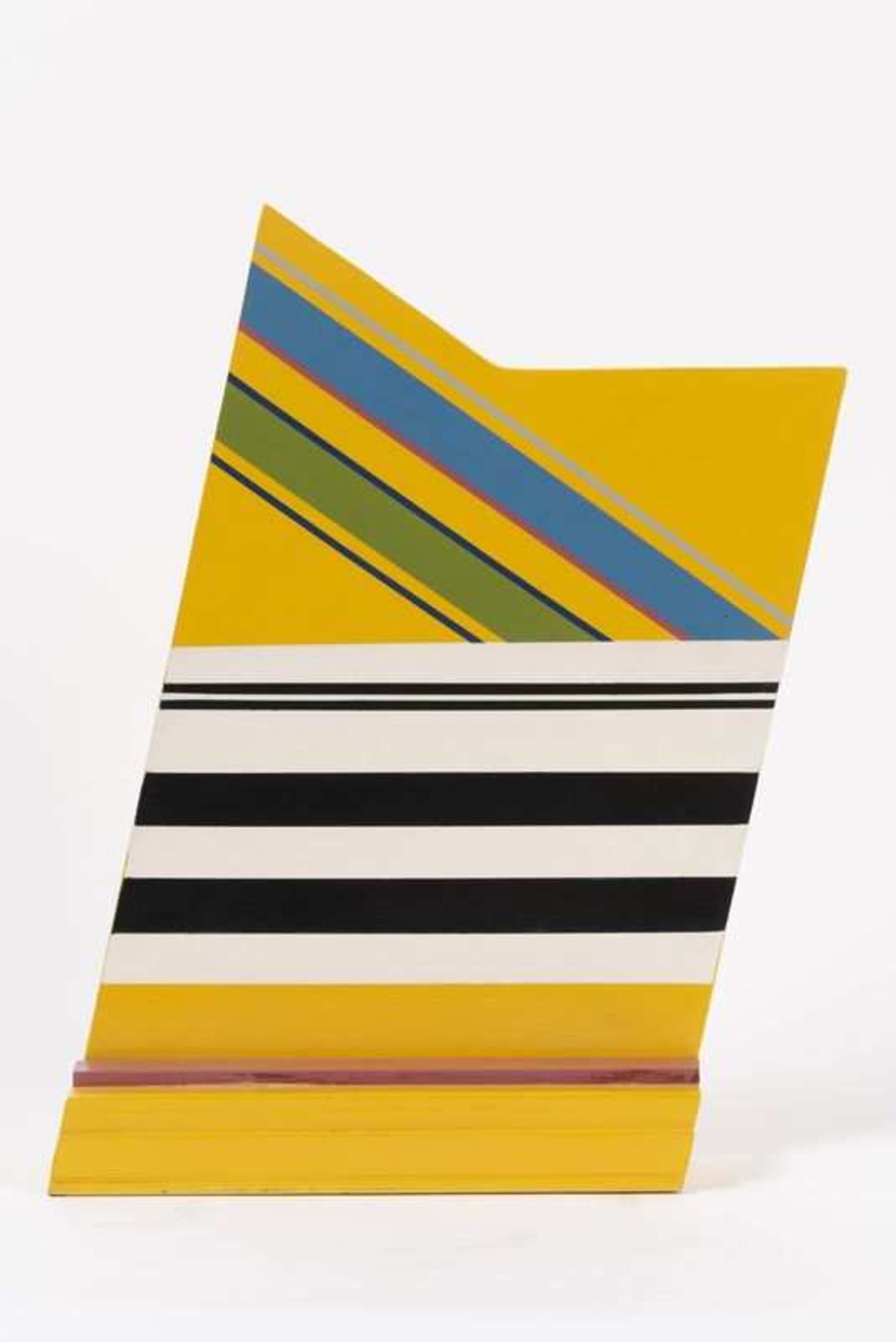 Guy Vandenbranden (1926-2014) Composition abstraite, 1995 Relief de bois peint. Signé et daté sur le