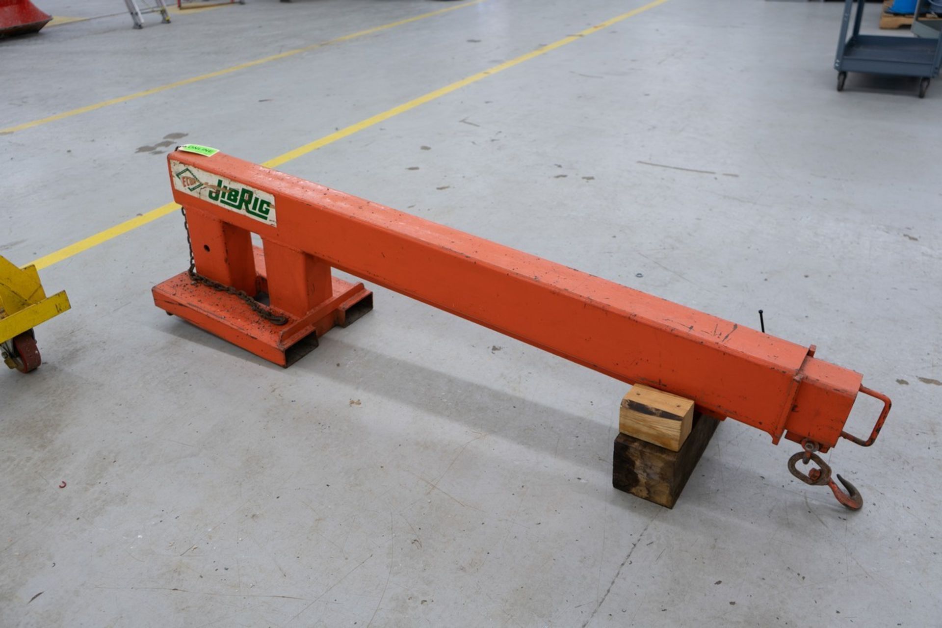 ECOA Jib Rig Forklift Boom Attachment 3000 lb Cap