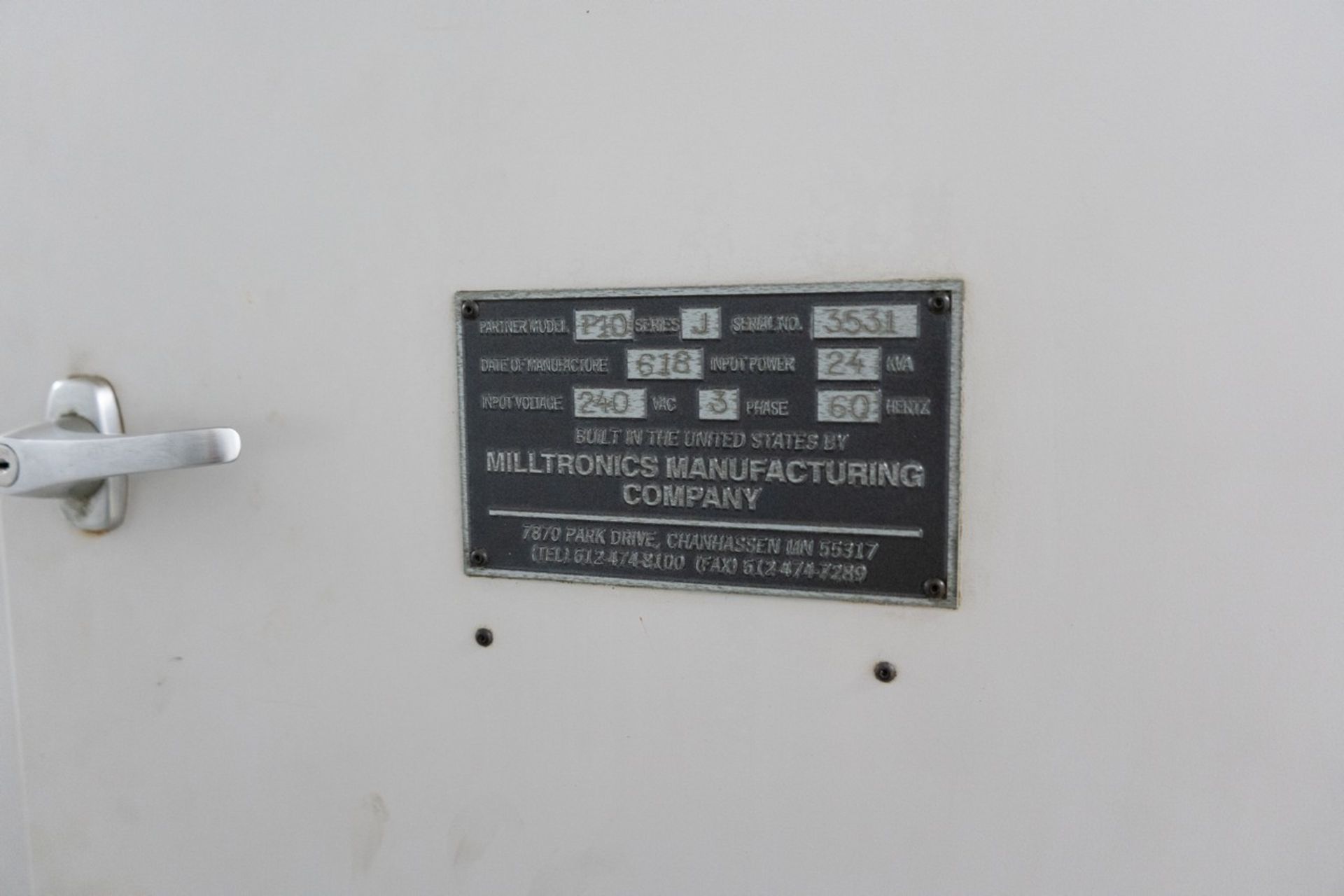 Milltronics P10 Vertical Machining Center - Image 8 of 10