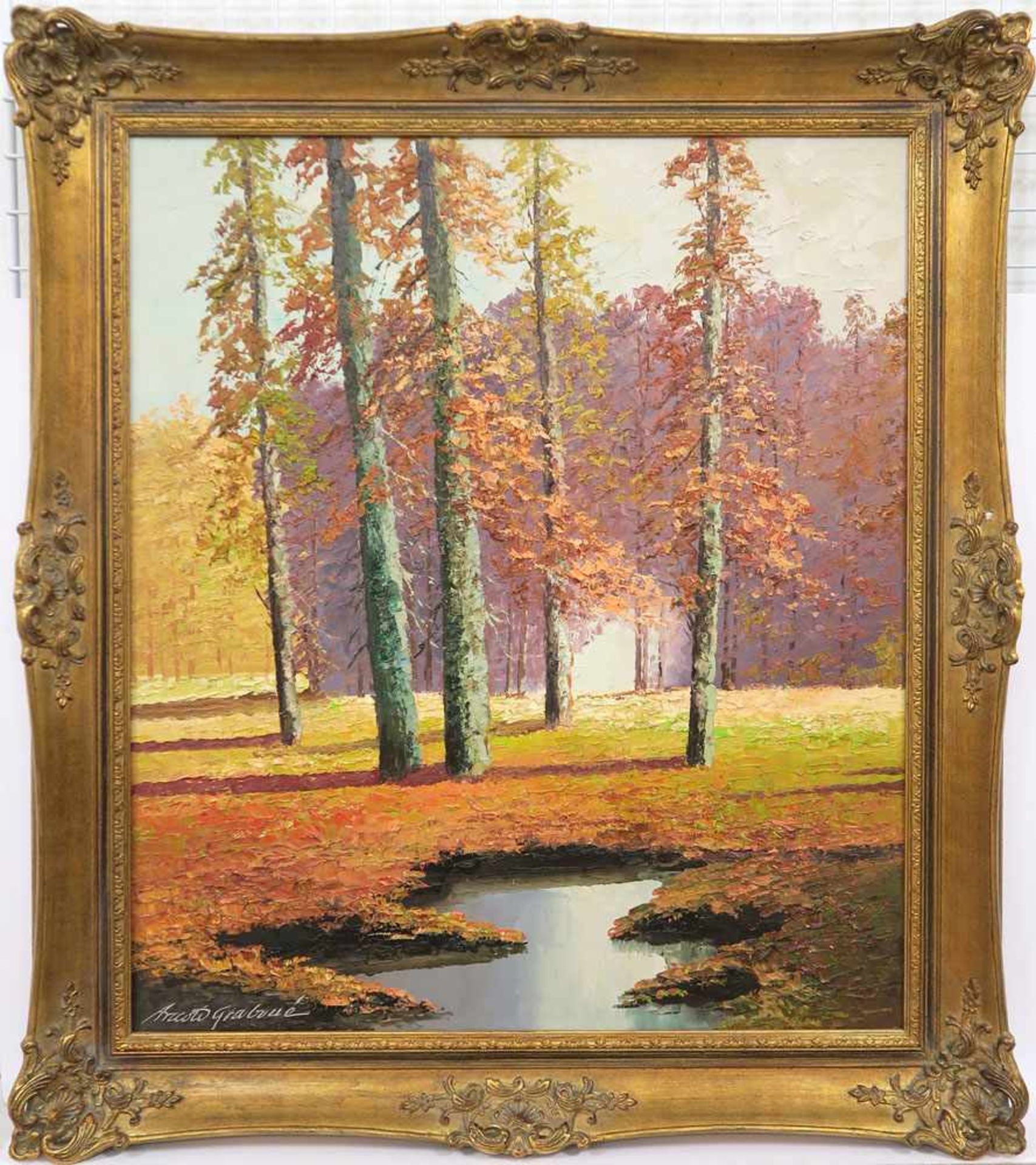 Arnold-Graboné, Georg1896 München - 1982 Percha-BuchhofHerbstwaldÖl/Lwd. 80,5 x 71 cm. L. u.