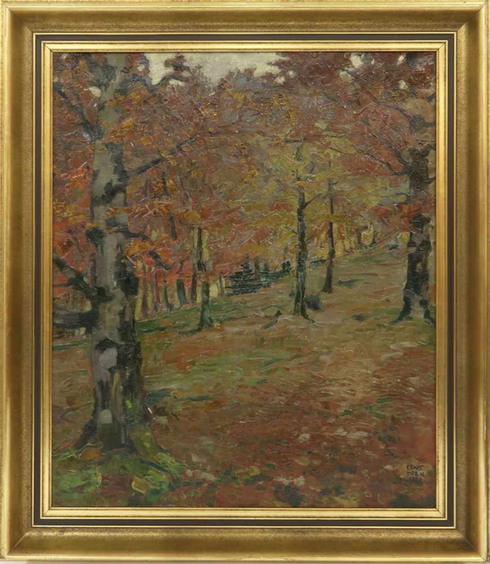 Dorn, Ernst1889 Neustadt b. Coburg - 1927 MünchenHerbstwaldÖl/Lwd. 65 x 55,5 cm. R. u. signiert