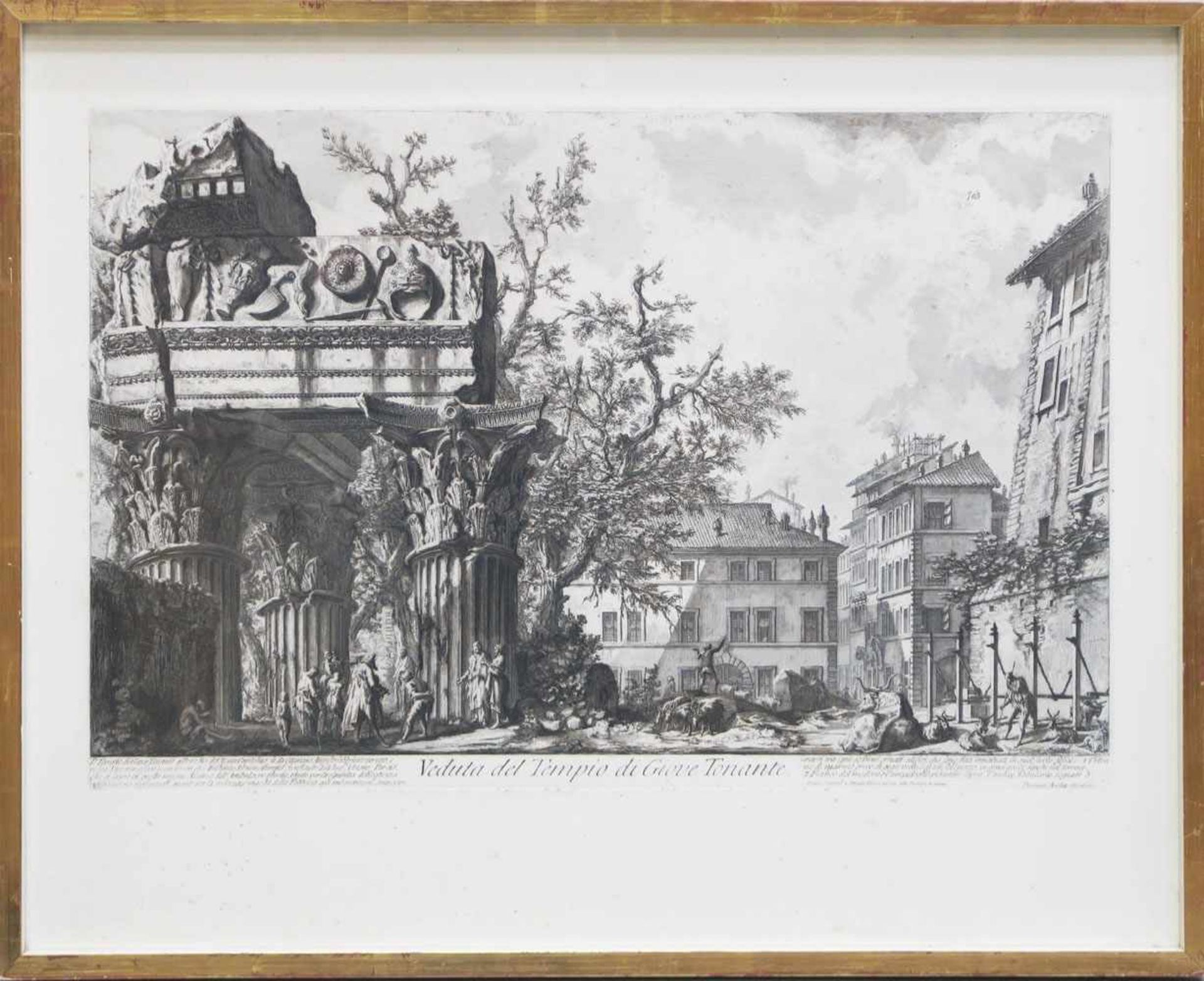 Piranesi, Giovanni Battista1720 Mogliano Veneto - 1778 RomVerschiedene StadtansichtenFünf - Bild 2 aus 6