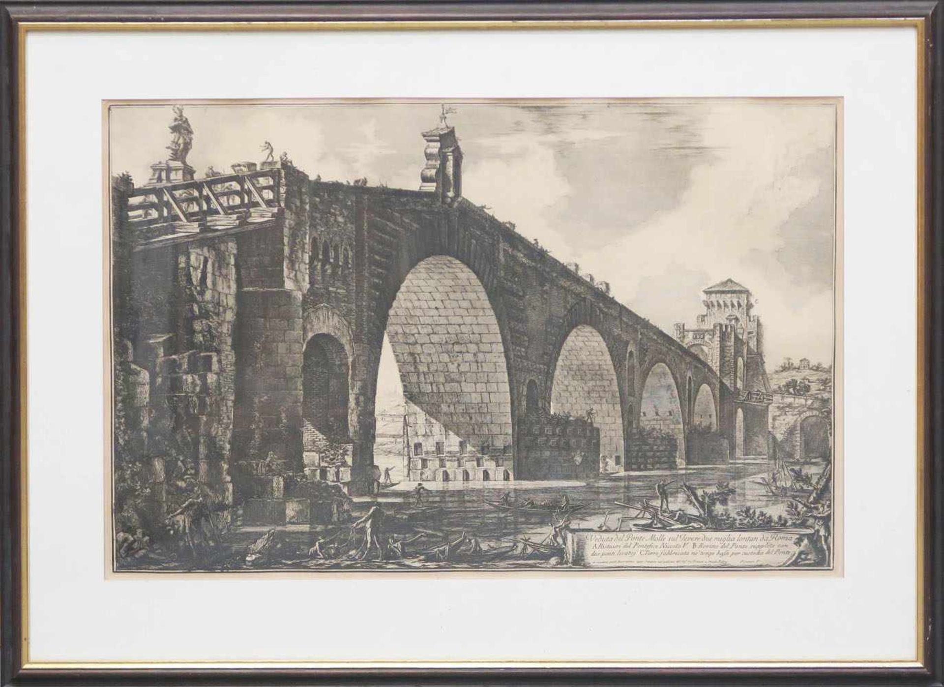 Piranesi, Giovanni Battista1720 Mogliano Veneto - 1778 RomVerschiedene StadtansichtenFünf - Bild 6 aus 6