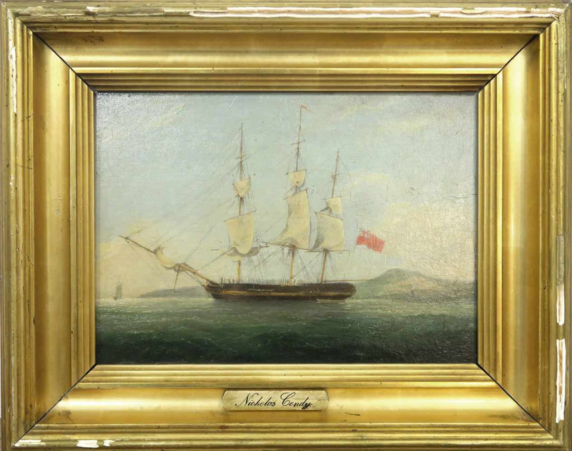 Unbekannt19./20. Jh.Segelschiff / BooteZwei Gemälde. Öl/Holz bzw. Öl/Lwd./Karton. 22 x 28,5 cm - Bild 3 aus 3