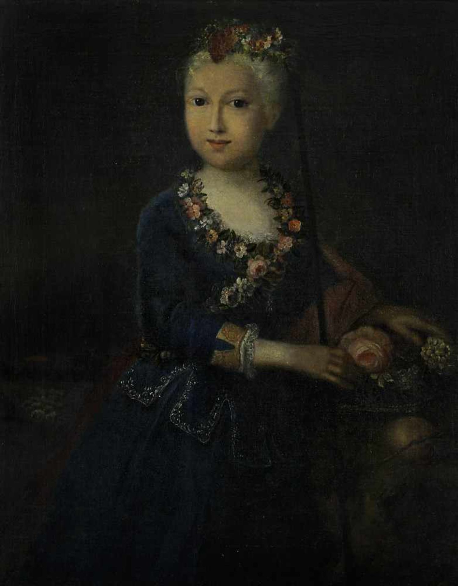 Deutsch18. Jh.Porträt eines adligen Mädchens (möglicherweise Prinzessin Sophie Antoi
