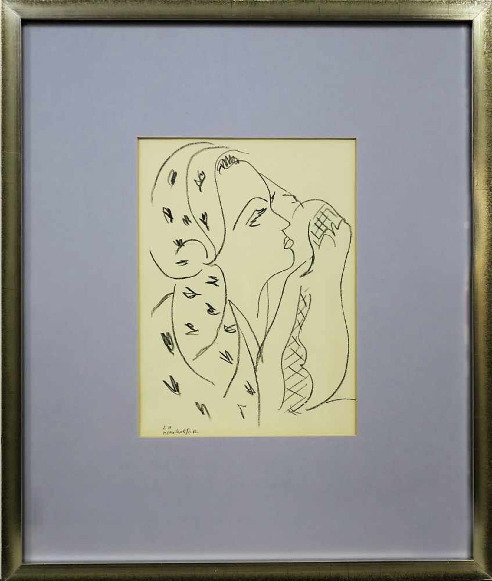 Matisse, Henri1869 Le Cateau-Cambrésis - 1954 Nizza, nachFemme au foulard / Frauenko - Image 2 of 3
