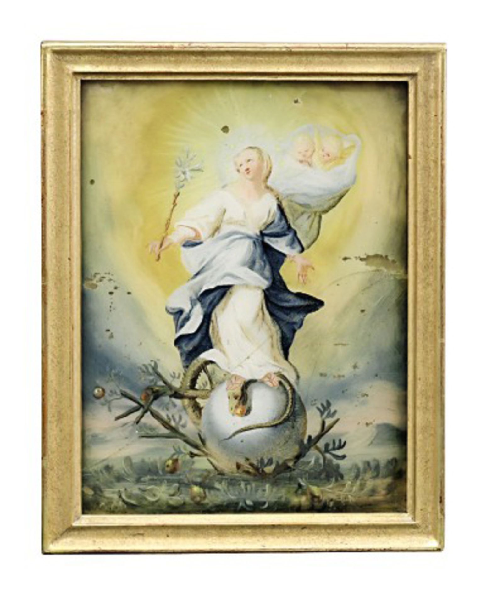 Hinterglasbild: Maria Immaculata