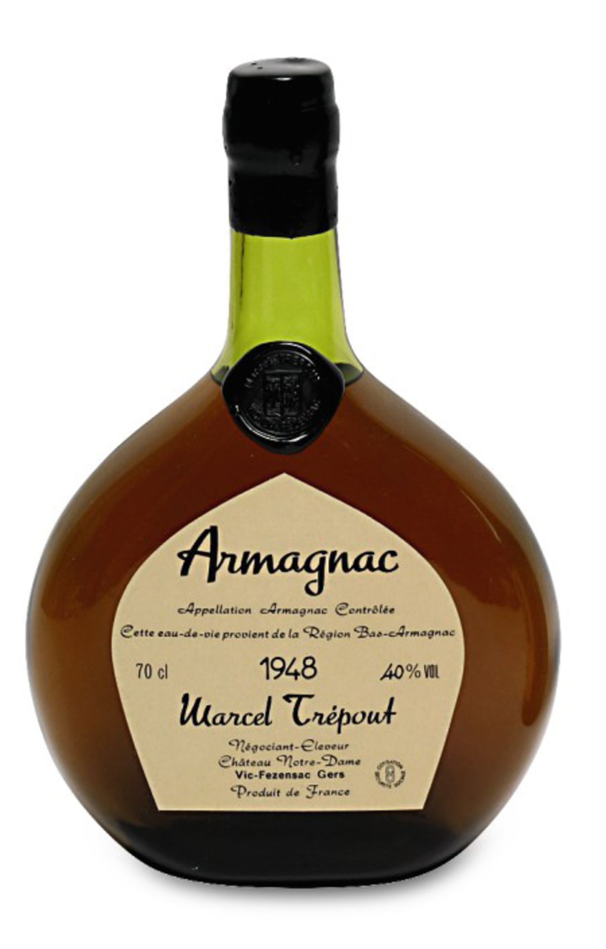 Eine Flasche Armagnac