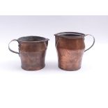 Two milk pots