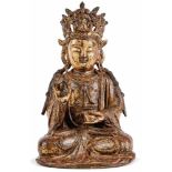 Sitting Bodhisattva Guanyin
