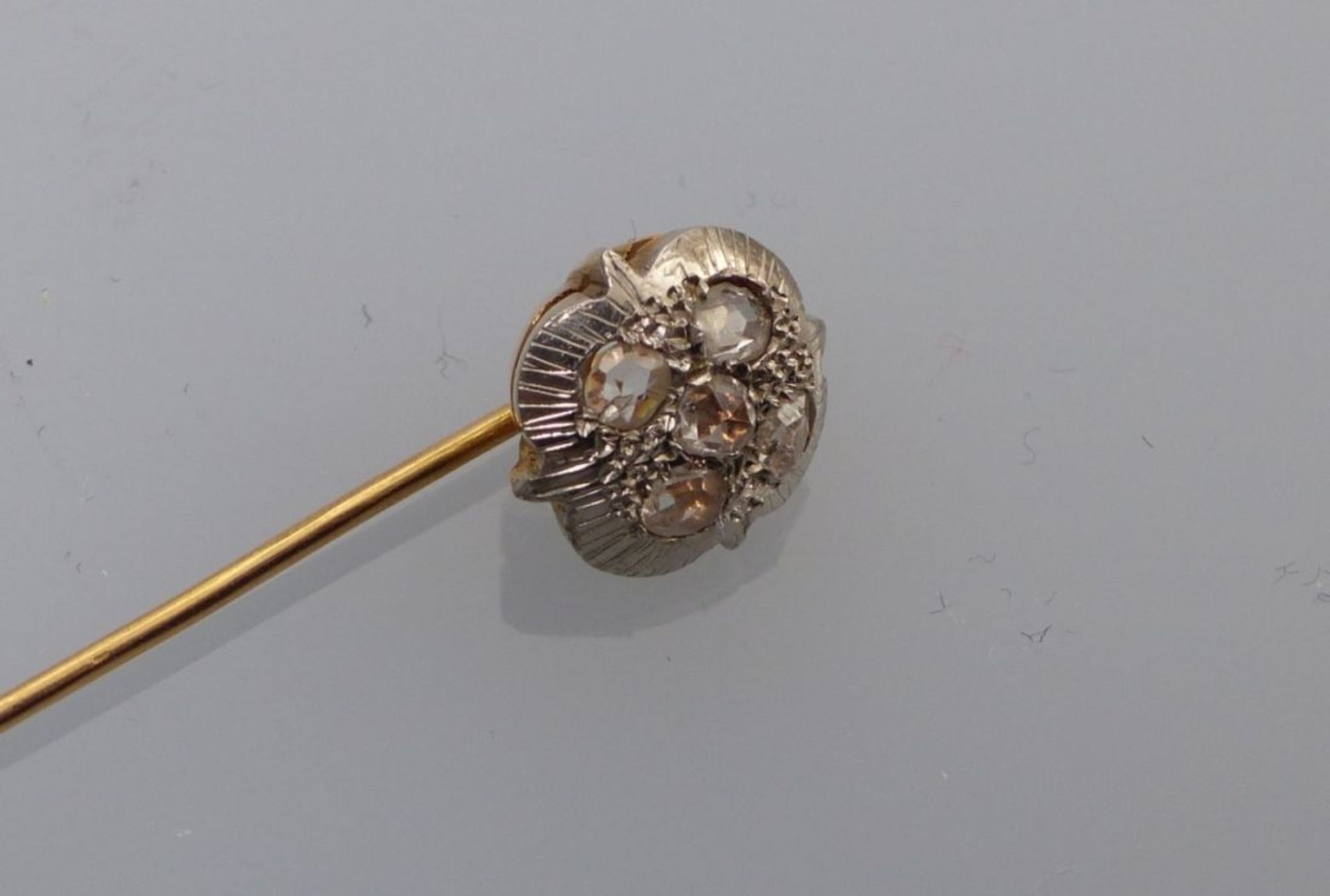 Diamond pin brooch - Bild 3 aus 3