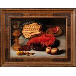 Still life with Lobster and Waffles
