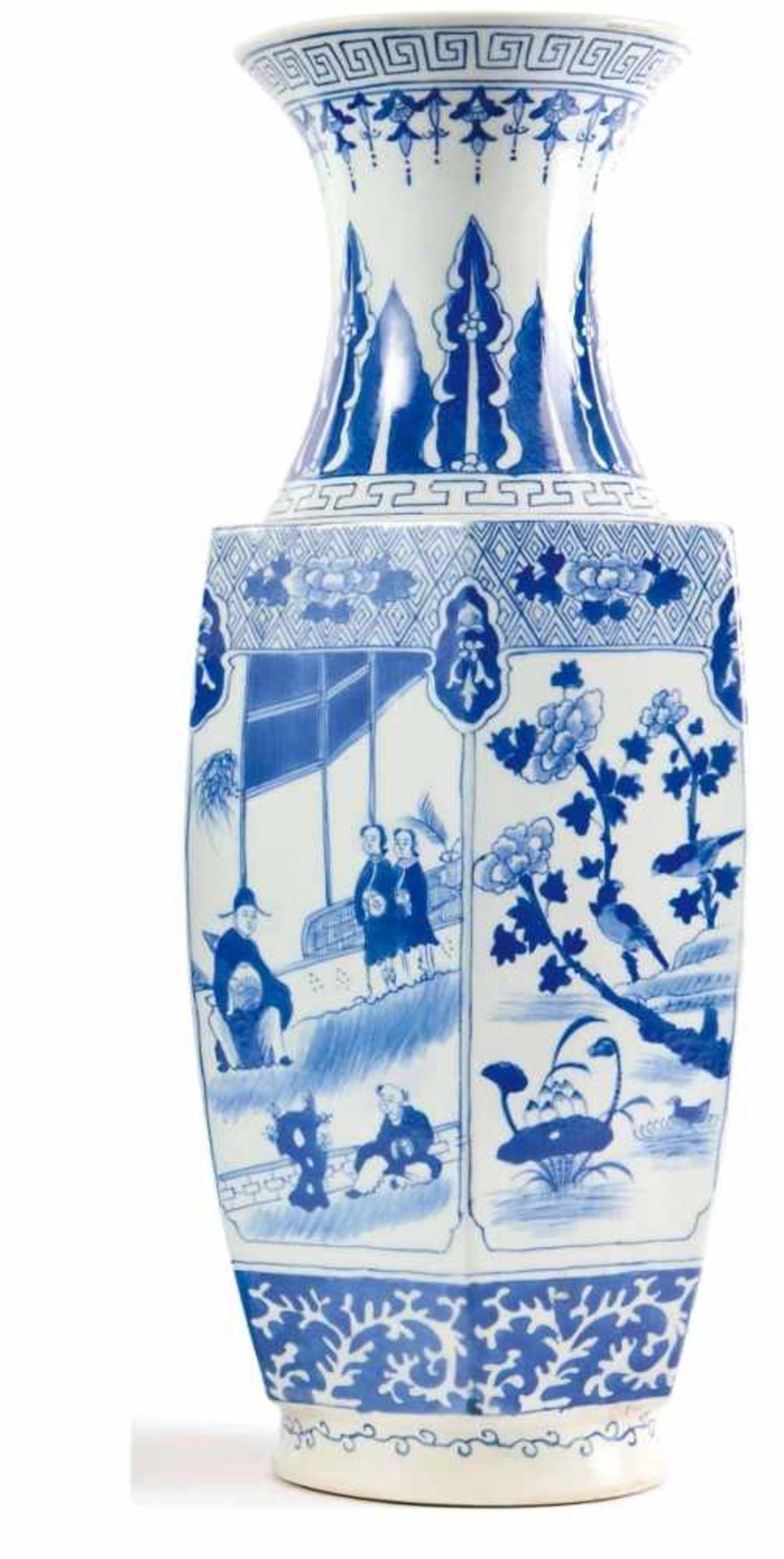 Blue and white Vase