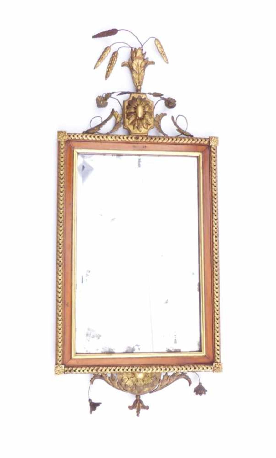 Small neoclassical wall mirror