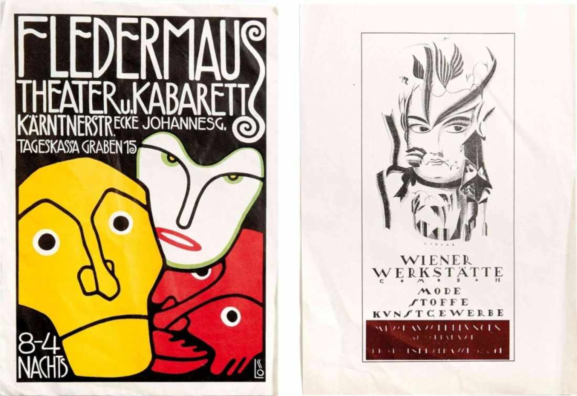 Eight Posters for the Wiener Werkstätte<