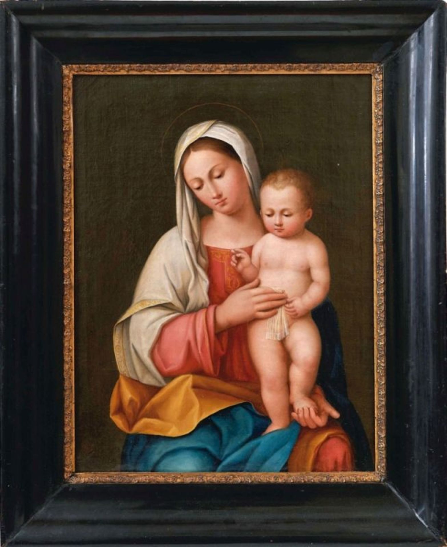 Sitting Madonna with Child