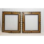 Pair cassette frames in renaissance style