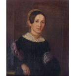 Small Portrait of a Lady of the Biedermeier era