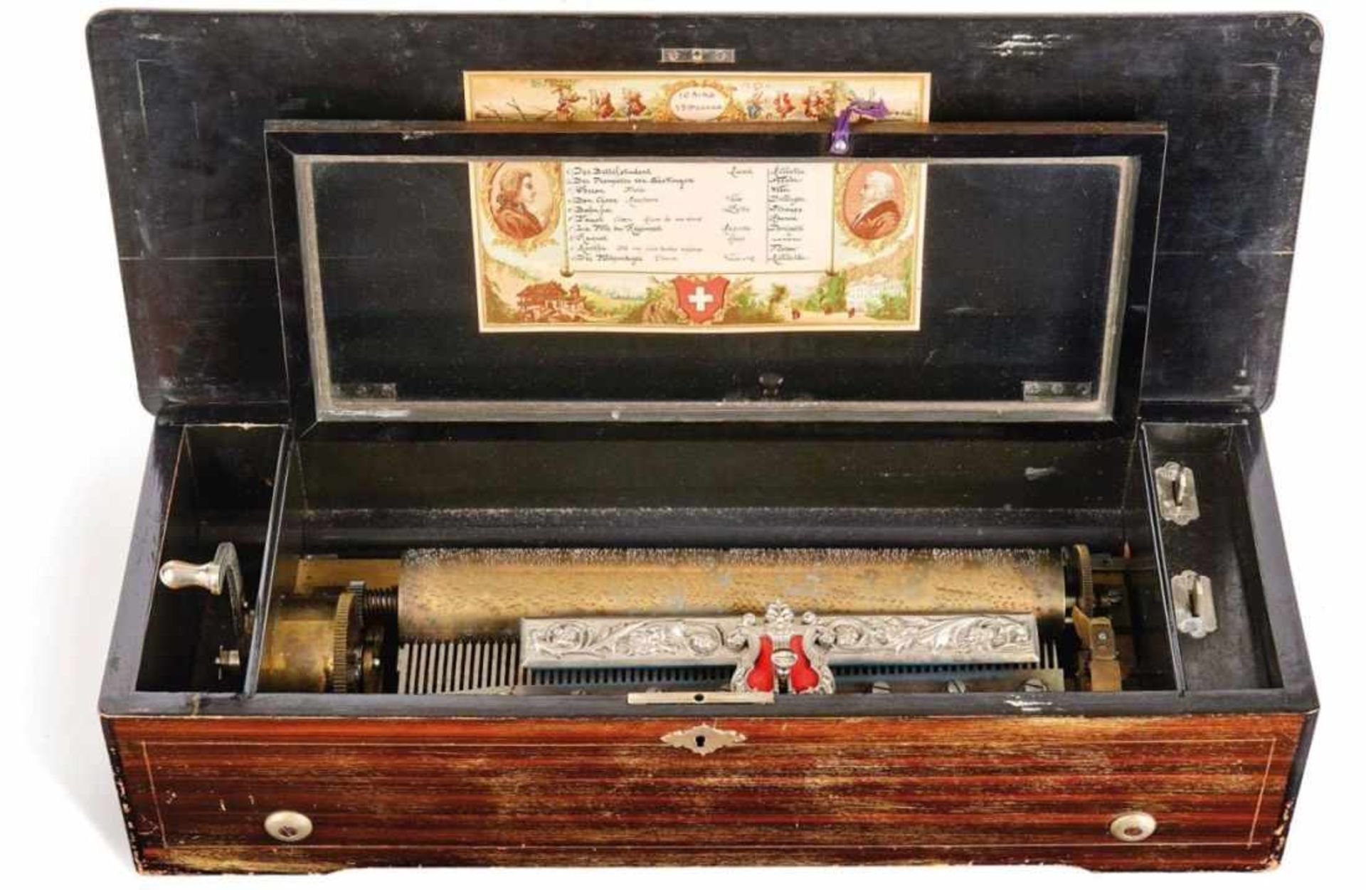 Musical mechanism in a box