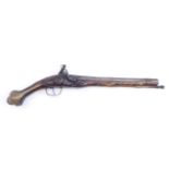 Long flintlock pistol