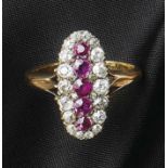 Ruby brilliant ring