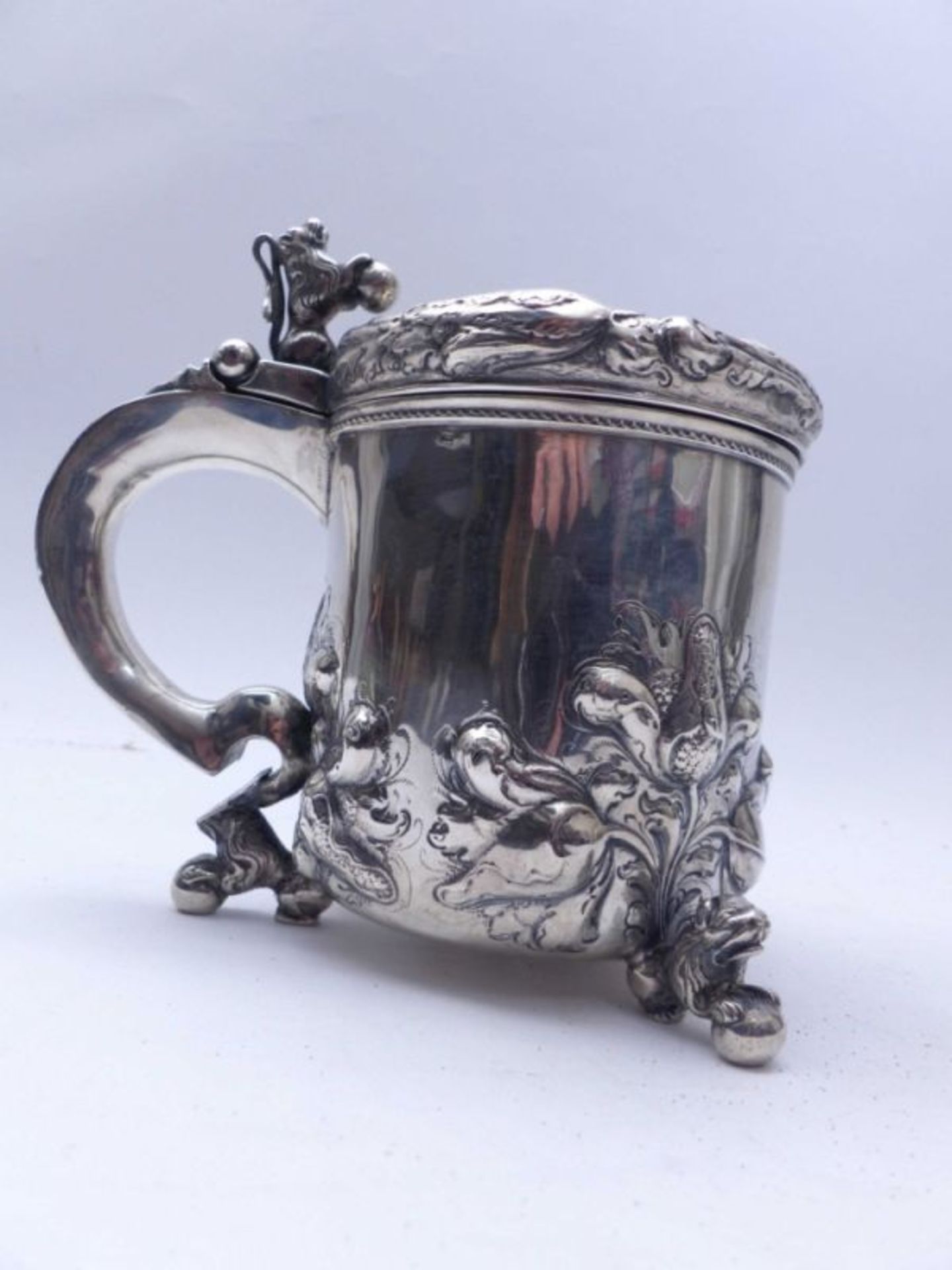 Tankard with lid - Image 4 of 16