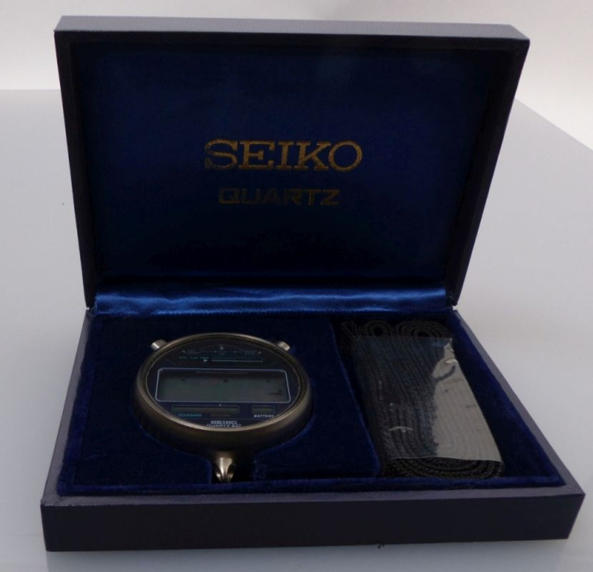 Seiko stopwatch in case - Bild 2 aus 2