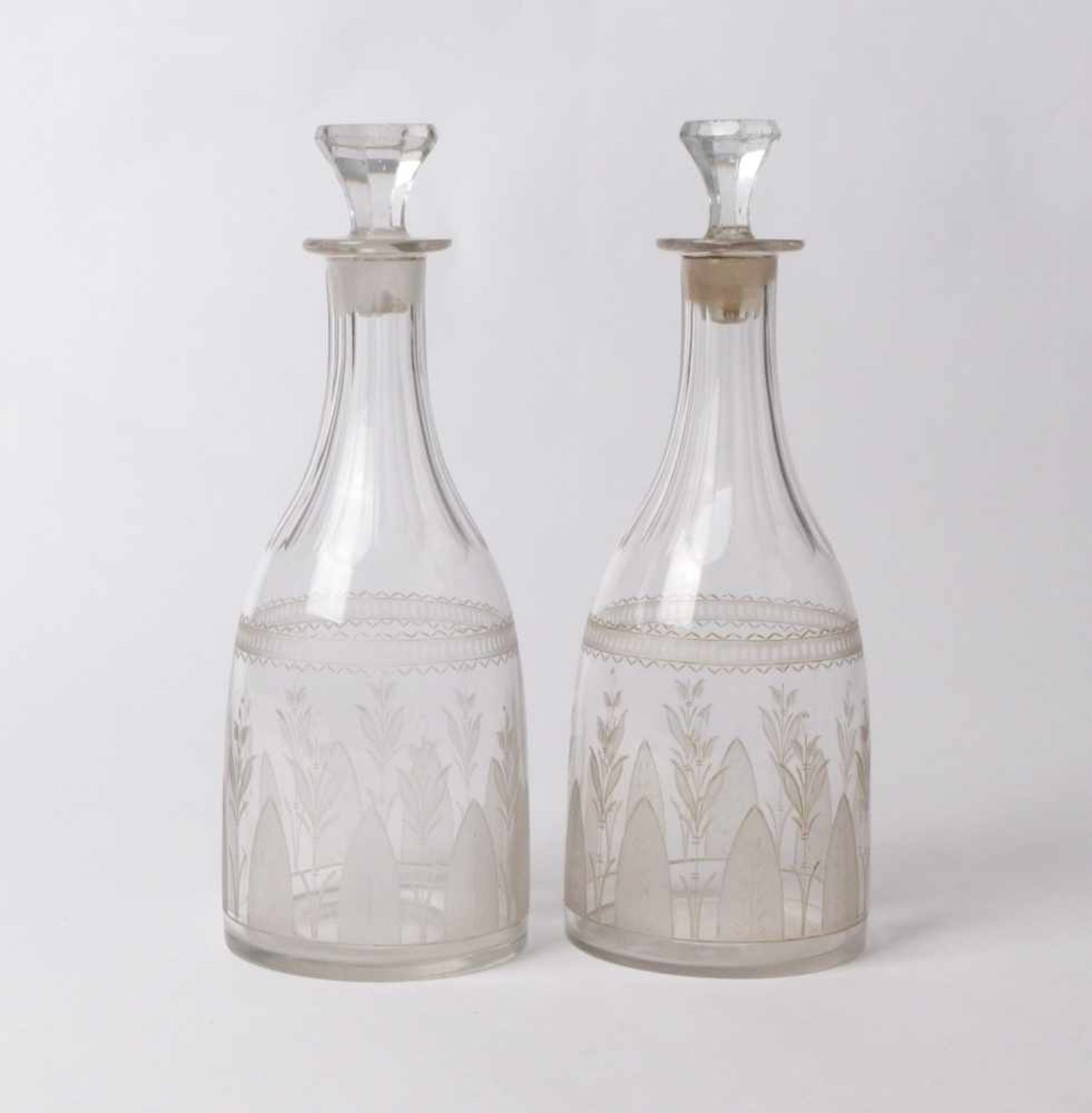 Pair of Empire-bottles