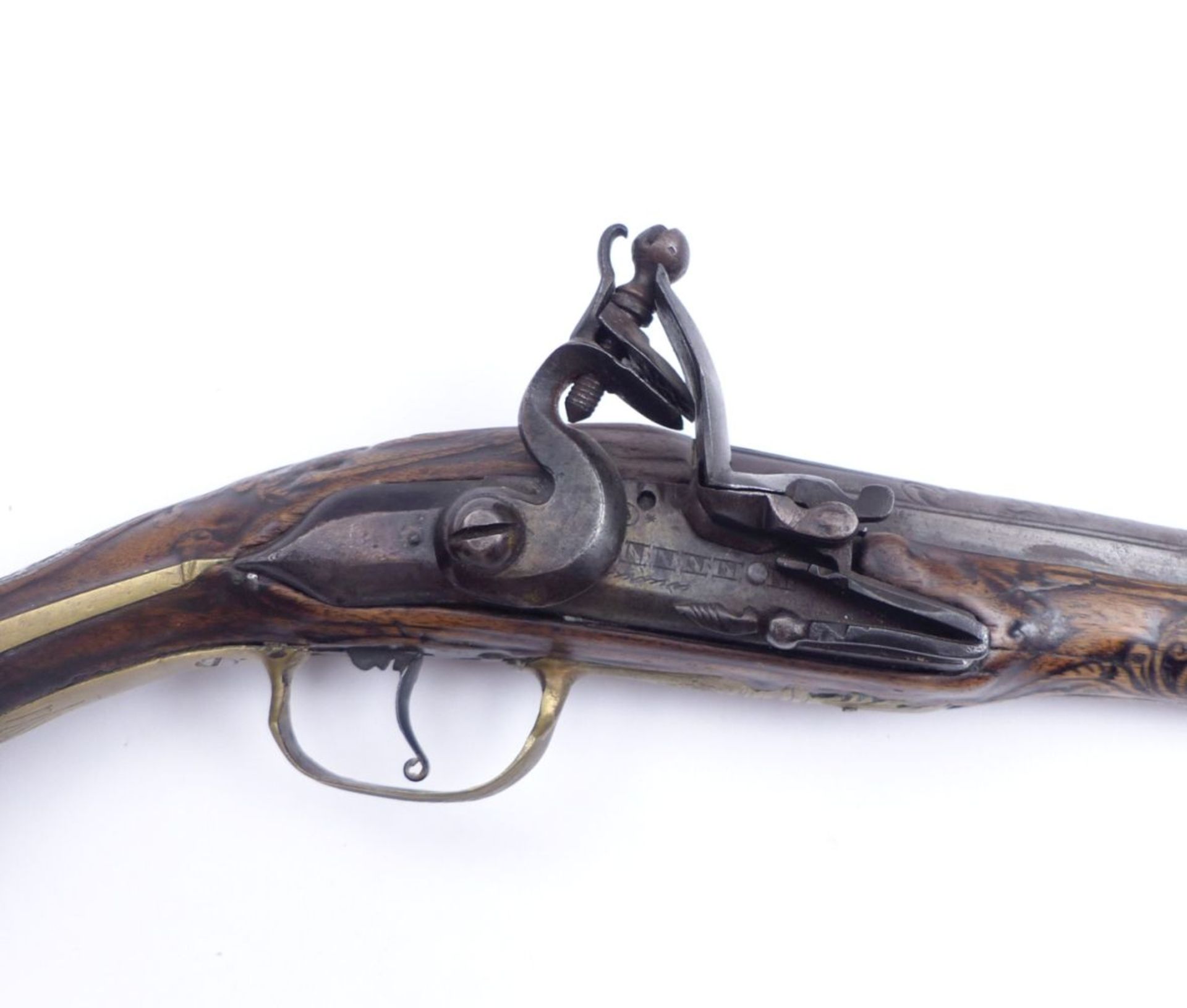 Long flintlock pistol - Image 2 of 4