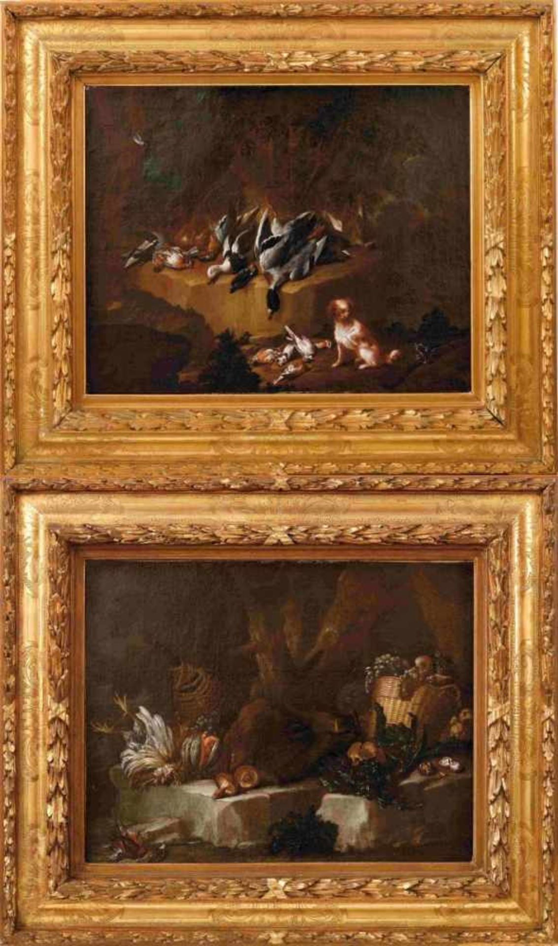 Pair of hunting Still Lifes