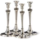 Set of four neoclassical candelabra