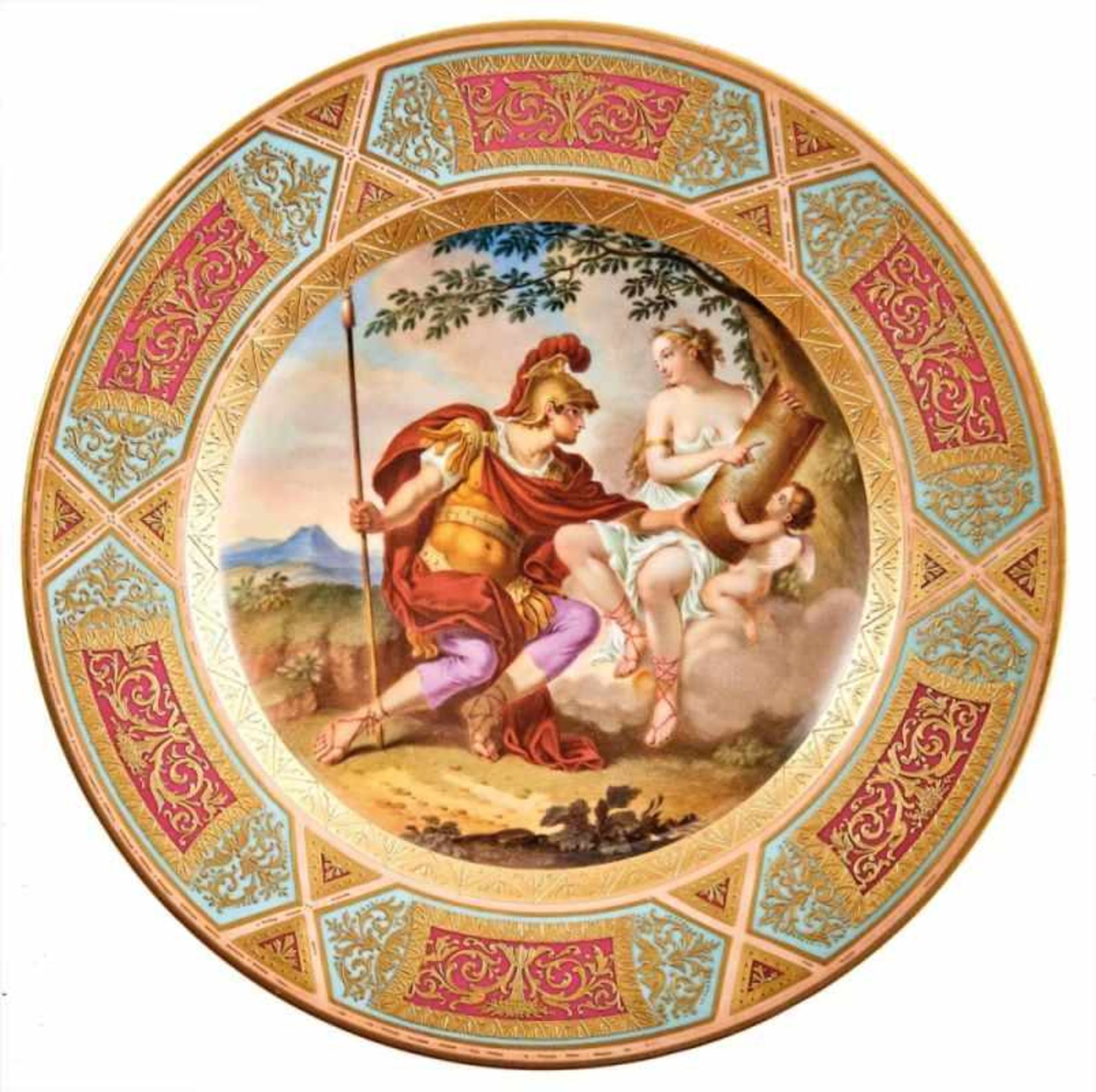 Plate with ''Aeneas et Venus''