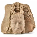 Head of the Brahma or Trimurti