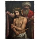 Ecce homoItalien, 17./18. Jh.Der gepeinigte Jesus, dargestellt als Halbfigur mit Lendentuch,
