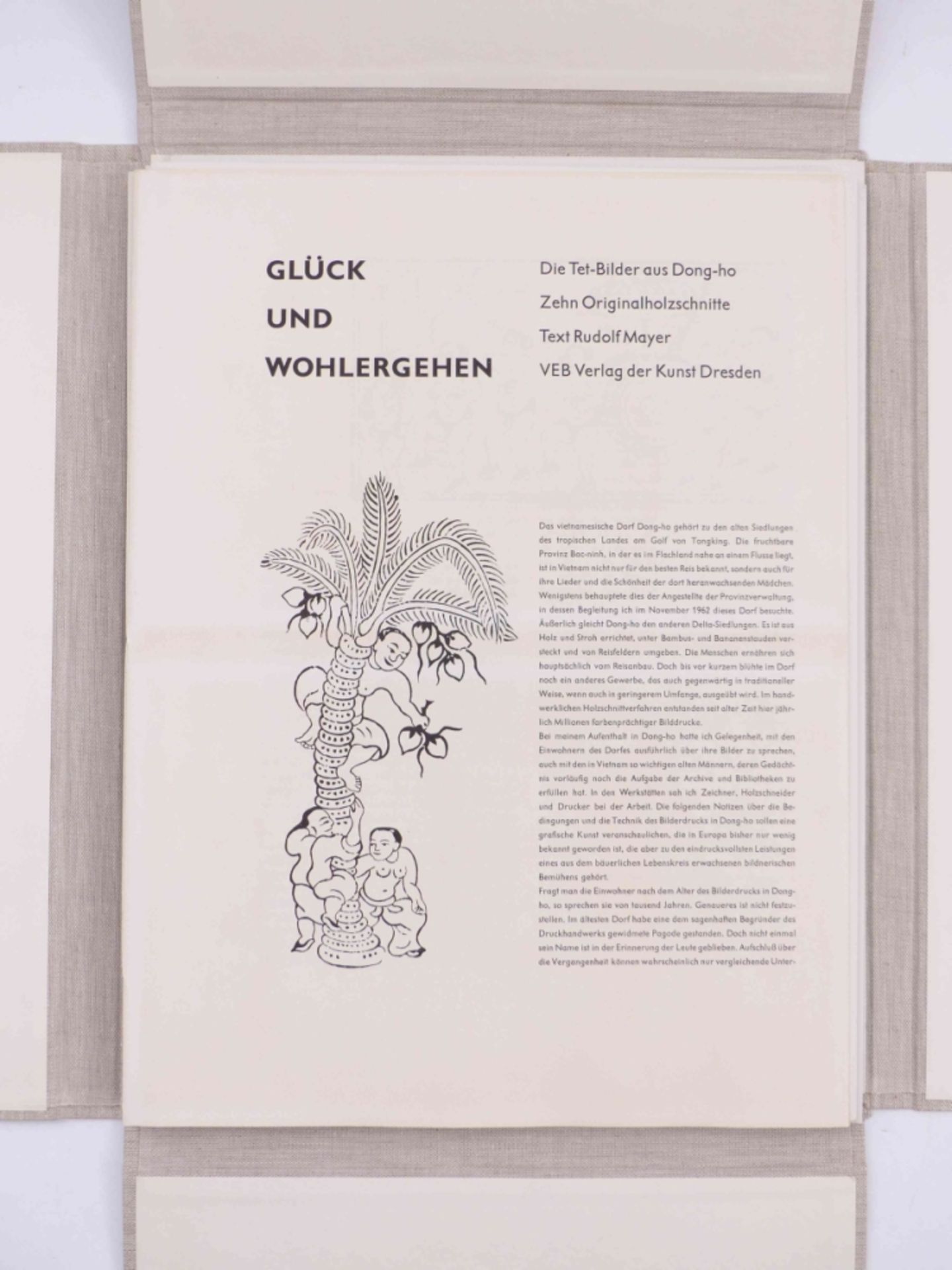Rudolf Meyer (Text)Glück und Wohlergehen, Die Tet-Bilder aus Dong-hoZehn Originalholzschnitte, von - Bild 2 aus 6