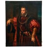 Vecellio (Tizian), Tiziano - Kopie nachAlfonso I. d'EsteKniestück des Herzogs von Ferrara, Modena