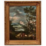 Ricci, Marco - Kreis desLandschaft mit Hirten(Belluno 1676-1729 Venedig) Bergige Landschaft mit