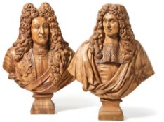 Coysevox, Antoine - Kopie nachJean-Baptiste Colbert und Claude-Louis-Hector de Villars(Lyon 1640-