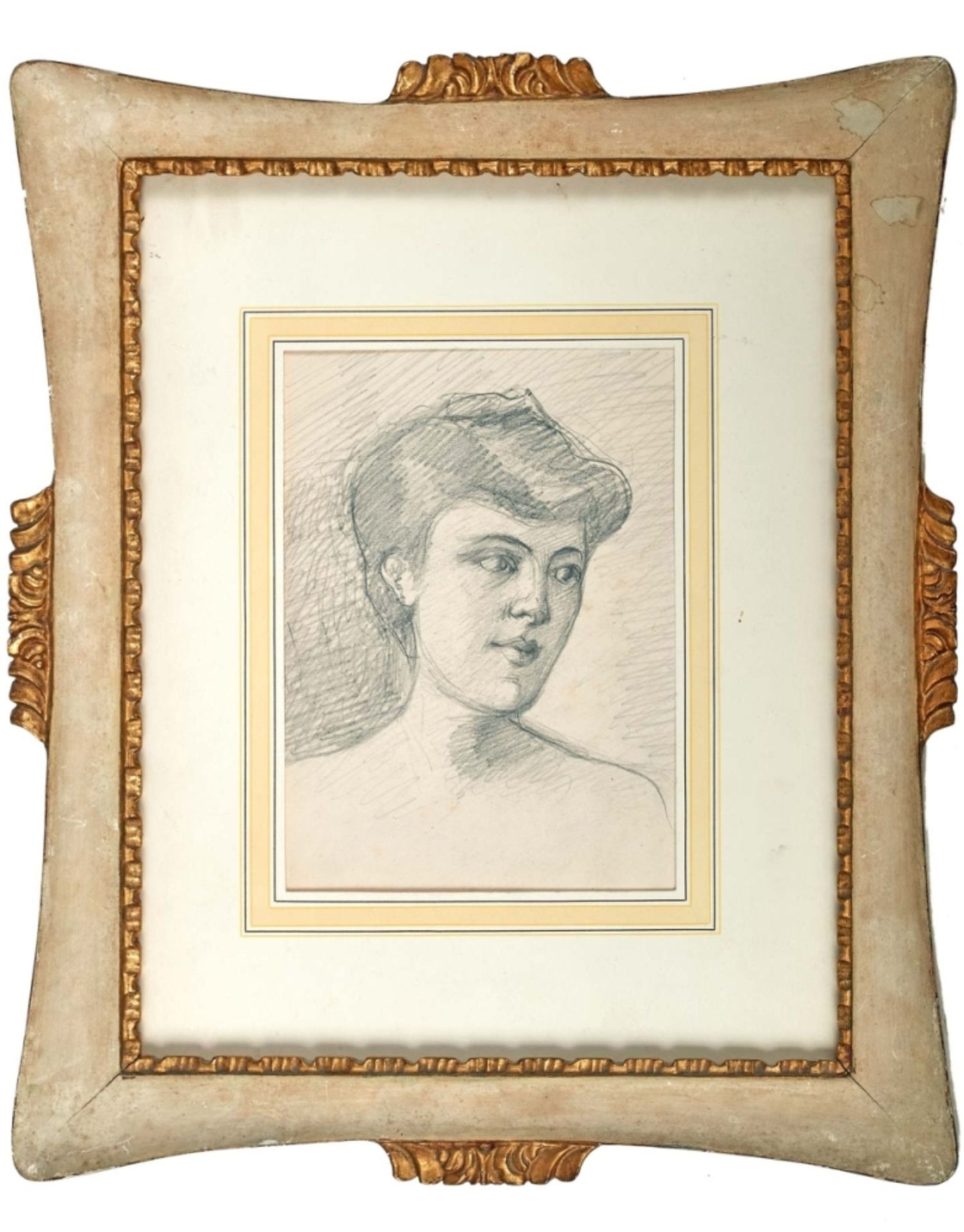 Valadon, Suzanne (Attrib.)Bildnis einer jungen Dame(Bessines-sur-Gartempe 1865-1938 Paris)